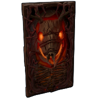 Wild Hunt Wooden Door