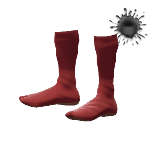 Strange Red Socks