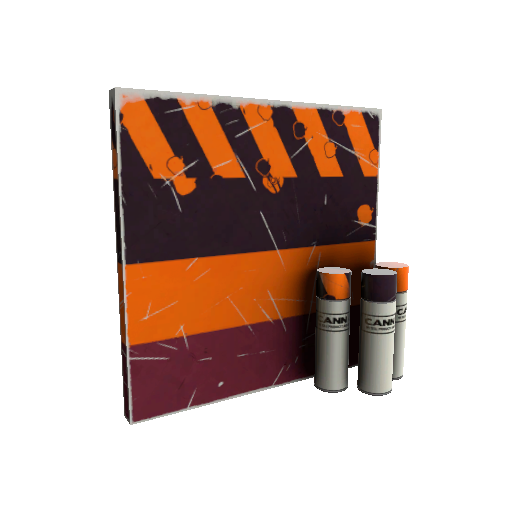 Strange Pumpkin Plastered War Paint (Minimal Wear)