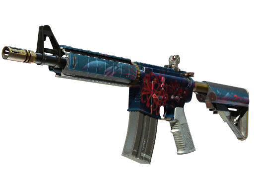 M4A4 | Spider Lily (Well-Worn)