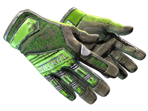 ★ Specialist Gloves | Emerald Web (Battle-Scarred)