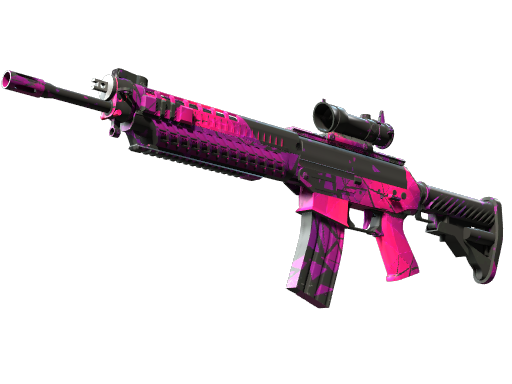 StatTrak™ SG 553 | Pulse (Minimal Wear)