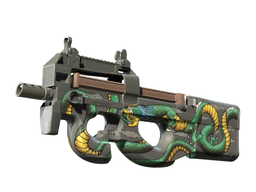 P90 | Emerald Dragon (Minimal Wear)