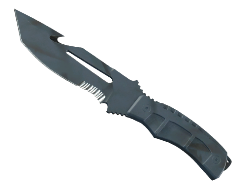 ★ Survival Knife | Night Stripe (Well-Worn)