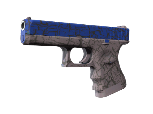 Glock-18 | Blue Fissure (Minimal Wear)