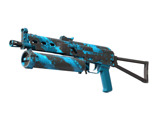 StatTrak™ PP-Bizon | Blue Streak (Minimal Wear)