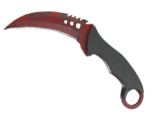 ★ Talon Knife | Crimson Web (Well-Worn)