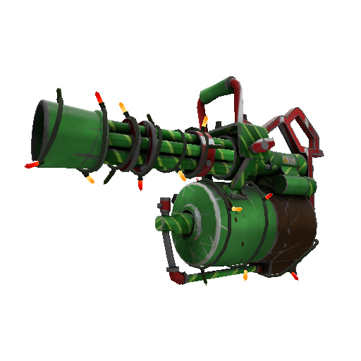 Strange Festivized Elfin Enamel Minigun (Field-Tested)