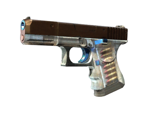 Glock-18 | Clear Polymer (Battle-Scarred)