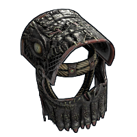 Black Alligator Helmet