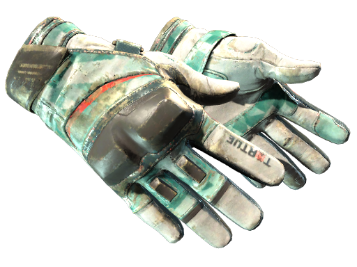 ★ Moto Gloves | Spearmint (Battle-Scarred)