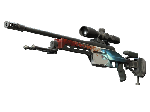 StatTrak™ SSG 08 | Blood in the Water (Minimal Wear)