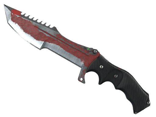 ★ Huntsman Knife | Crimson Web (Battle-Scarred)