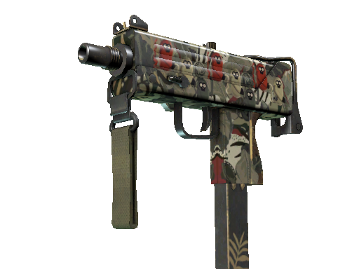 MAC-10 | Monkeyflage (Well-Worn)