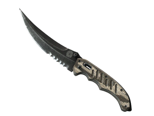 ★ StatTrak™ Flip Knife | Black Laminate (Minimal Wear)