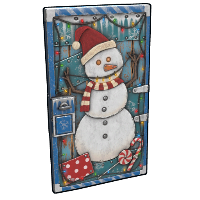 Snowman Door