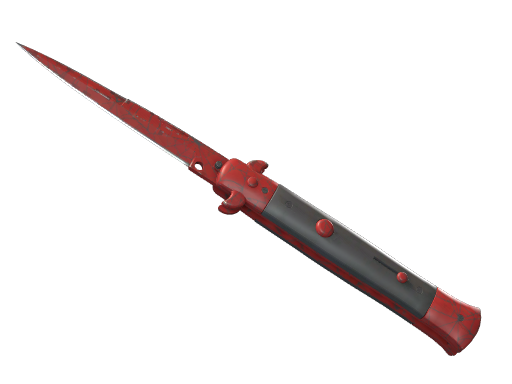 ★ Stiletto Knife | Crimson Web (Field-Tested)