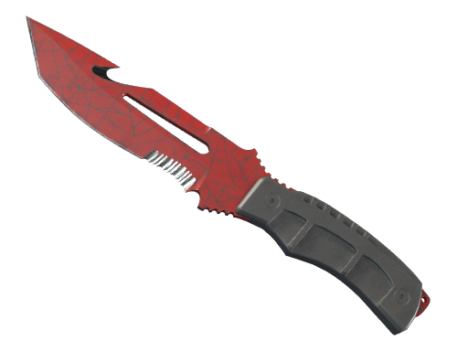 ★ Survival Knife | Crimson Web (Well-Worn)