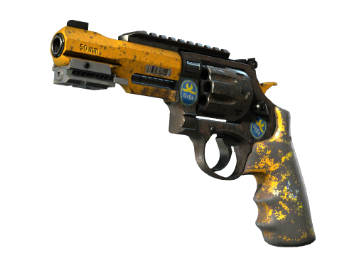 StatTrak™ R8 Revolver | Banana Cannon (Battle-Scarred)