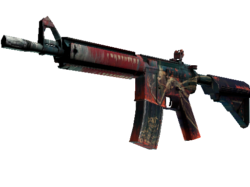 M4A4 | Tooth Fairy (Well-Worn)