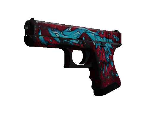 Glock-18 | Water Elemental (Battle-Scarred)