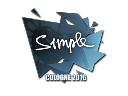 Sticker | s1mple | Cologne 2016