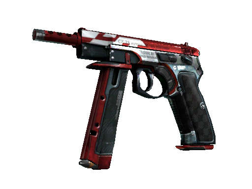 CZ75-Auto | Red Astor (Field-Tested)