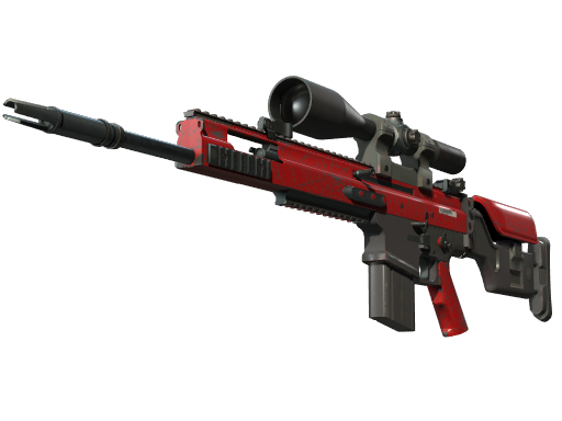 StatTrak™ SCAR-20 | Crimson Web (Minimal Wear)