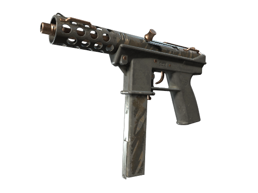 Tec-9 | Tiger Stencil (Battle-Scarred)