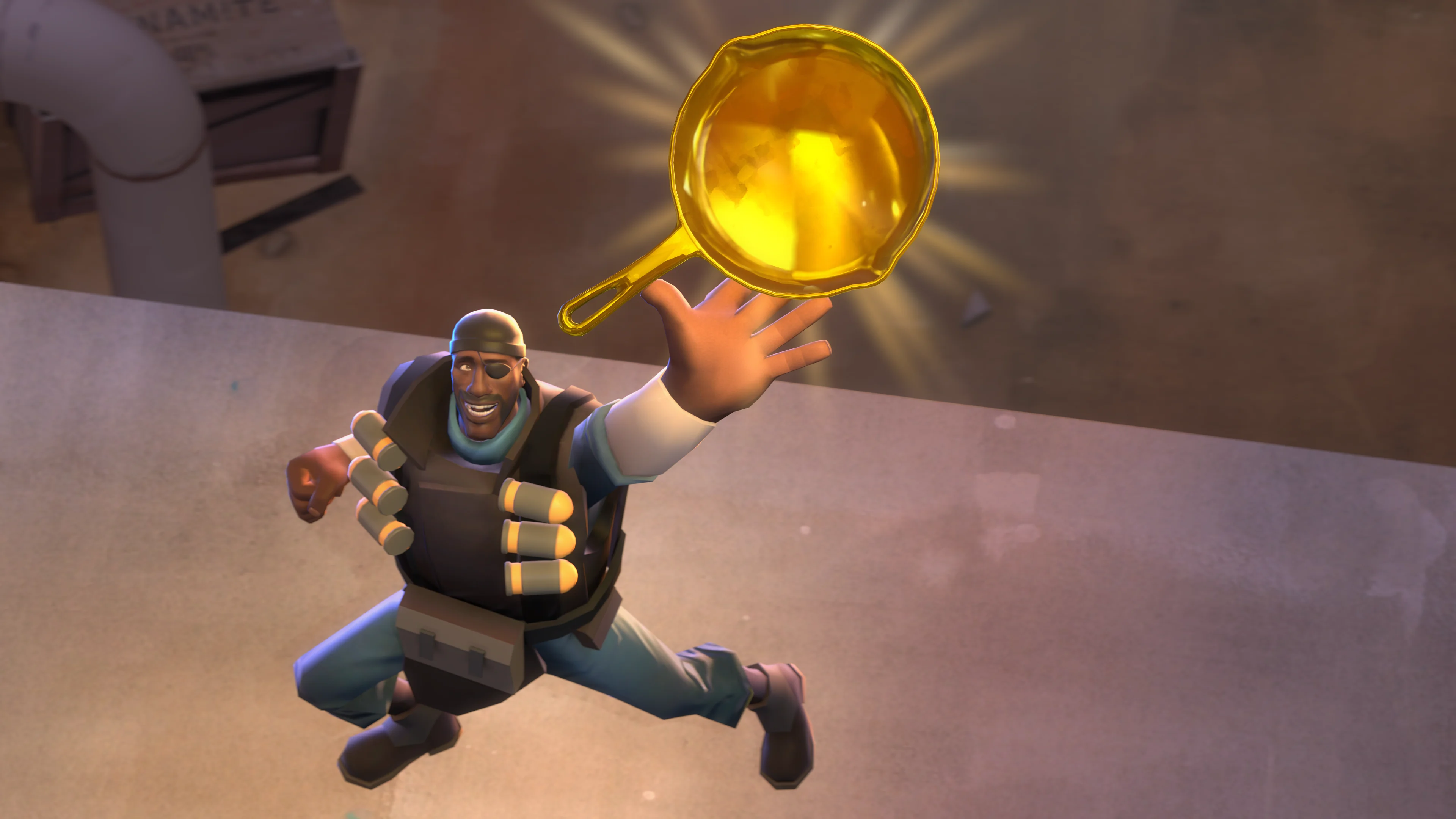 Golden Frying Pan